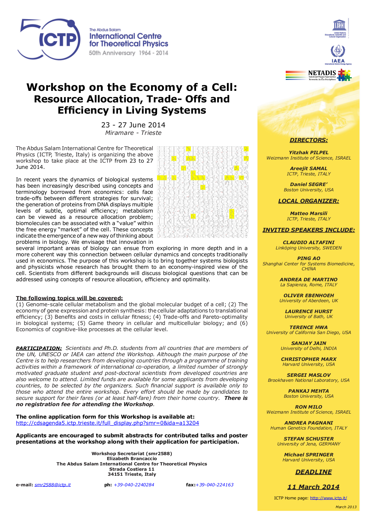 Computational Workshop Poster